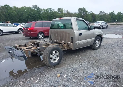 2000 Chevrolet Silverado 1500 Ls из США, поврежденный, VIN 1GCEC14T5YZ178551